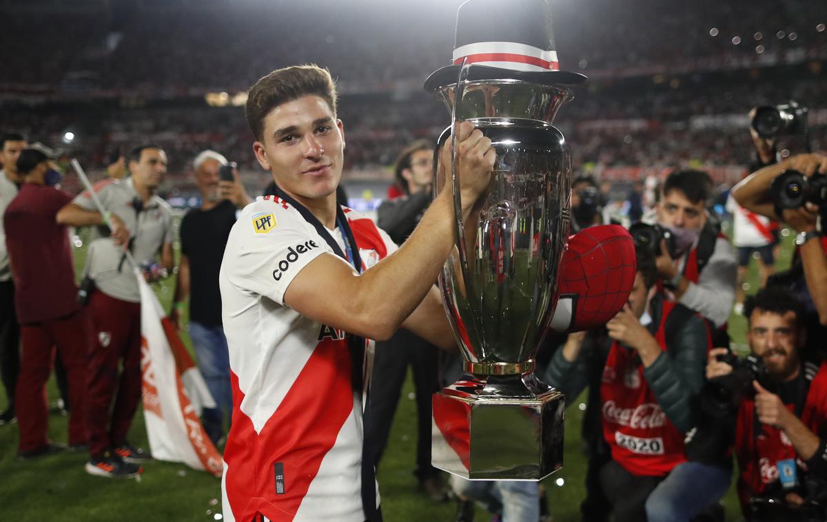 Julian Alvarez | Julian Alvarez je pomagal River Platu do naslova argentinskega prvaka. | Foto Reuters