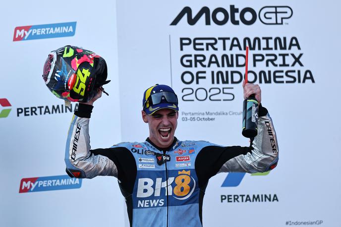 Fermin Aldeguer Ducati | Fermin Aldeguer, sicer ekipni kolega Alexa Maraueza na Gresinijev Ducatiju, je dosegel prvo zmago v motoGP. | Foto Reuters