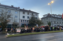 Protest levice pred izraelskim veleposlaništvom #foto