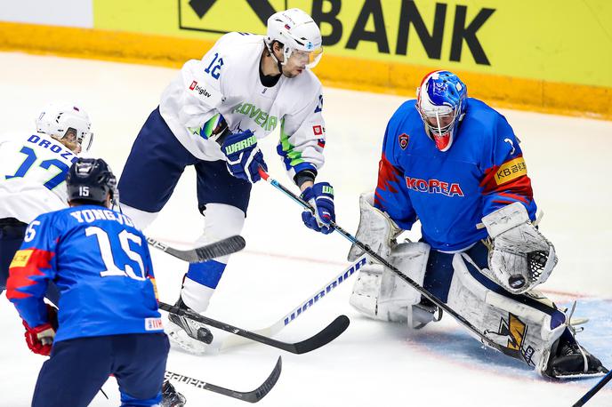 Slovenija Južna Koreja svetovno prvenstvo v hokeju 2019 | Slovenci so izgubili tudi drugo tekmo prvenstva. Potem ko so proti Južni Koreji vodili s 3:1, so izgubili s 3:5. | Foto Matic Klanšek Velej/Sportida