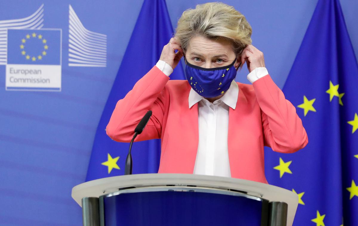 Ursula von der Leyen | Predsednica Evropske komisije Ursula von der Leyen je sporočila, da se pogajanja med Unijo in Združenim kraljestvom o prihodnjih odnosih po brexitu nadaljujejo. | Foto Reuters