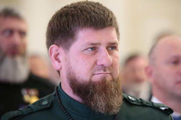 Ramzan Kadirov | Prokremeljski čečenski predsednik Ramzan Kadirov je v pomoč ruskim silam v Ukrajino napotil deset tisoč svojih vojakov. | Foto Reuters