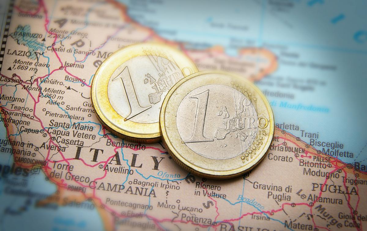 Italija. Recesija. Denar. Kriza. | Foto Getty Images