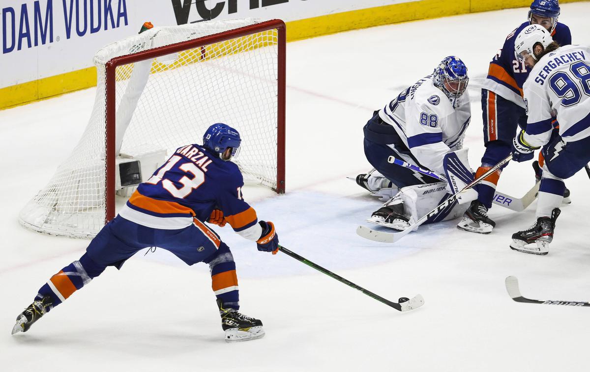 New York Islanders | Hokejisti New York Islanders so s 3:2 premagali Tampo in izid serije izenačili na 2:2 v zmagah.  | Foto Guliverimage