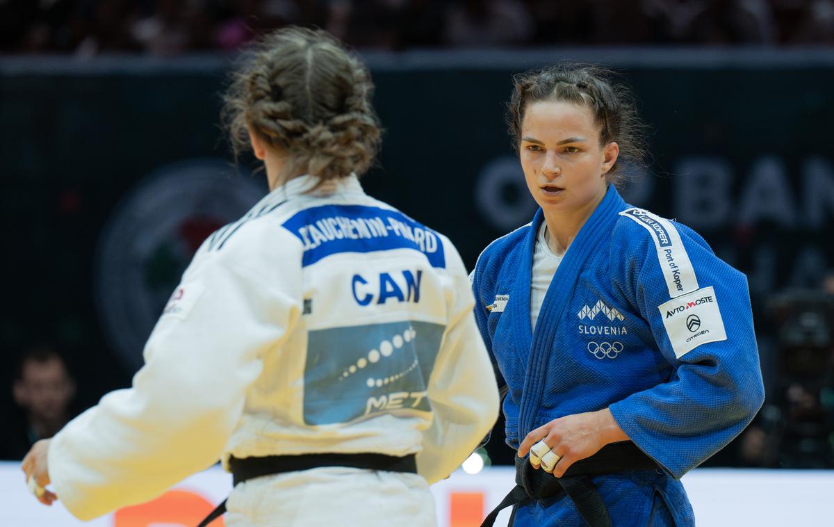 Kaja Kajzer | Kaja Kajze je končala z nastopi na SP. | Foto Judo zveza Slovenije