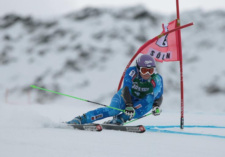 Tina Maze je bila trikrat ledeniška kraljica. | Foto: Sportida