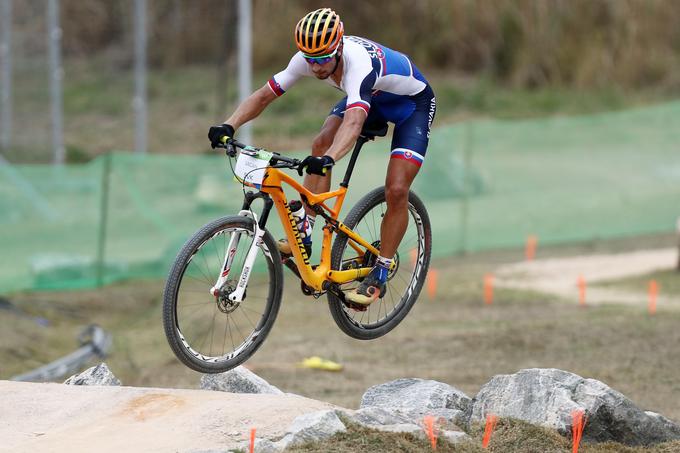 Na olimpijskih igrah v Riu de Janeiru se je vrnil h koreninam. Z gorskim kolesom je nastopil v olimpijskem krosu in zasedel zanj skromno 35. mesto, olimpijsko izkušnjo pa opisal kot nepozabno. | Foto: Getty Images