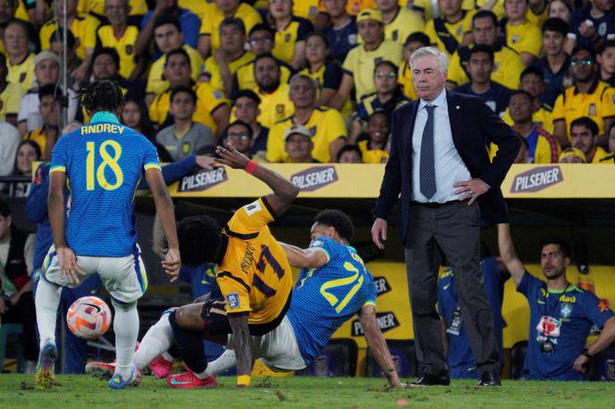 Carlo Ancelotti Brazilija | Carlo Ancelotti je debitiral na položaju brazilskega selektorja. | Foto Reuters