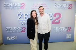 Dejan Vunjak s partnerko po dolgem času pred fotografskimi objektivi
