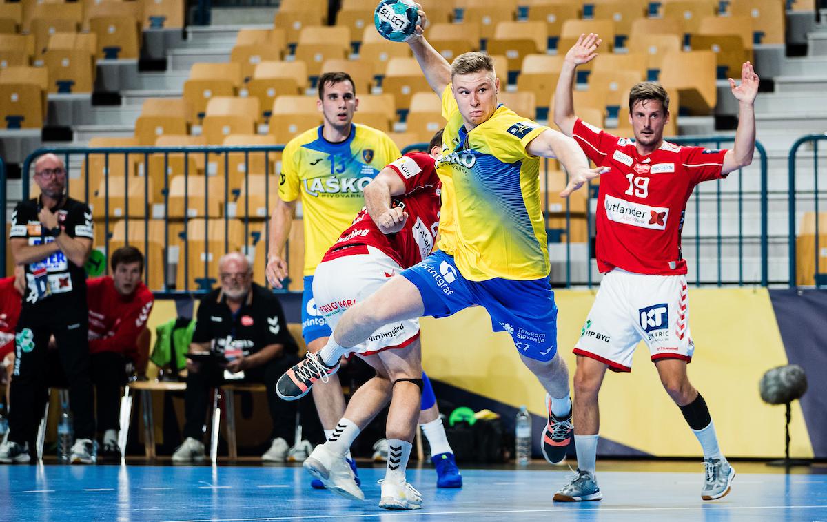 RK Celje Pivovarna Laško Aalborg | Celjani so evropsko sezono proti Aalborgu odprli s porazom. | Foto Grega Valančič/Sportida