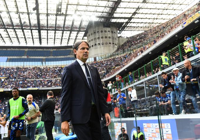 Trener Simone Inzaghi lahko danes popelje Inter v finale lige prvakov že drugič v treh letih. | Foto: Reuters