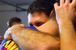 Slovenca po naslovu v ligi prvakov poskrbela za ganljiv trenutek #video