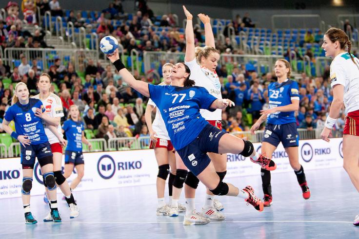 Krim in Larvik sta stara znanca z evropskih rokometnih tekmovanj. | Foto: Urban Urbanc/Sportida