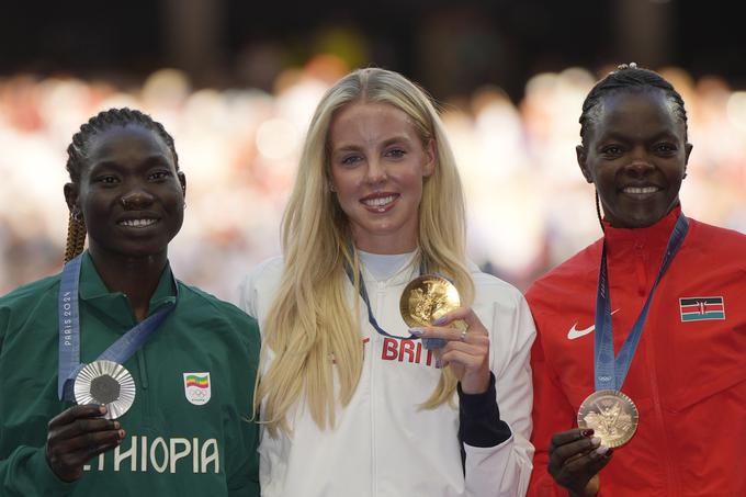 Britanka Keely Hodgkinson je zmagala na teku na 800 metrov, od države pa ne bo dobila nič, jim pa British Athletics zagotavlja bonuse ločeno od države. | Foto: Guliverimage