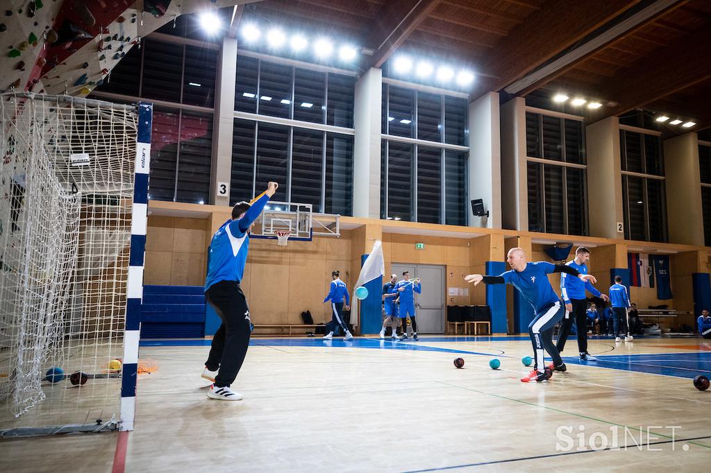 slovenska rokometna reprezentanca trening