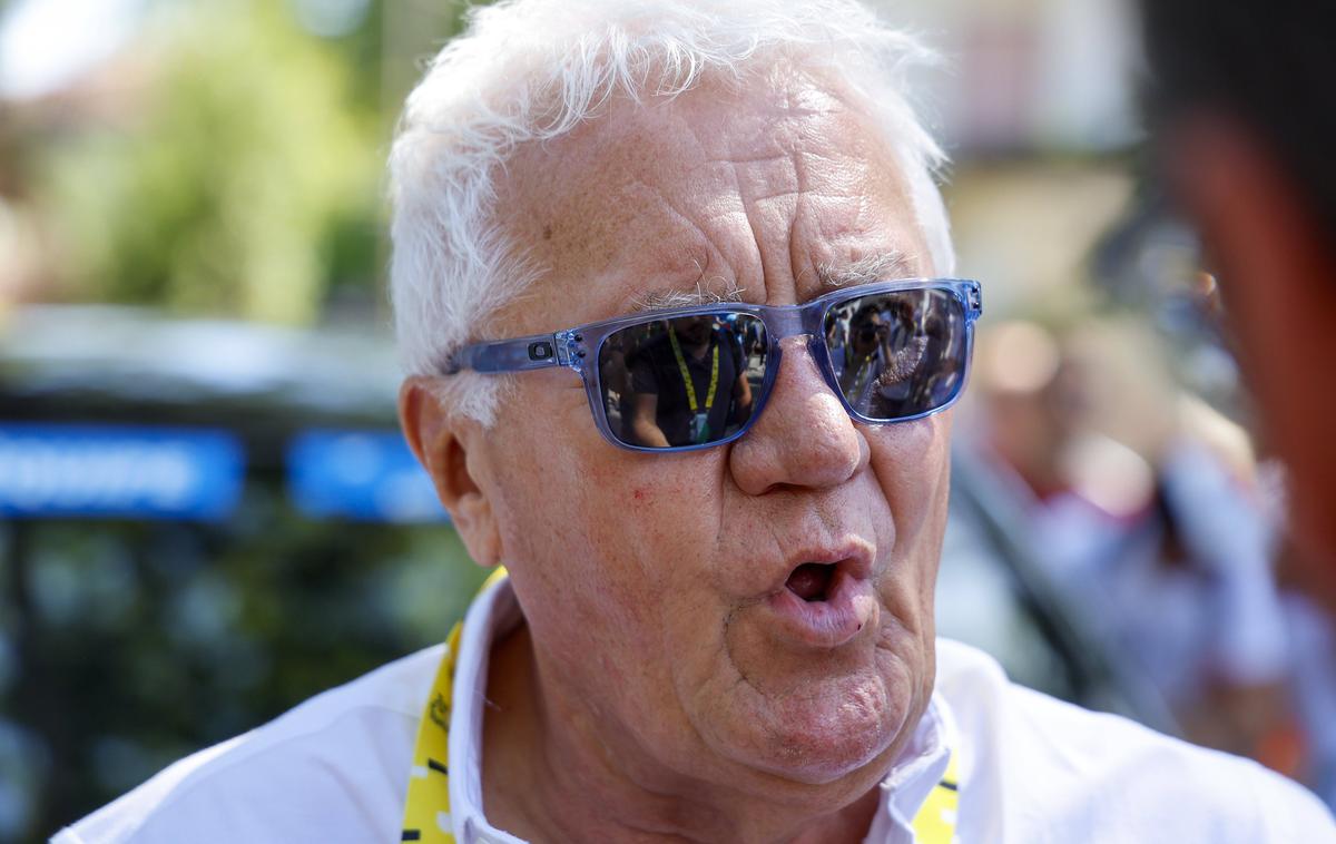 Patrick Lefevere | Generalni menedžer ekipe Soudal Quick-Step Patrick Lefevere meni, da makadam na tritedenski dirki nima kaj iskati in da gre zgolj za zabavanje množic, ki si želijo kruha in iger. | Foto Guliverimage