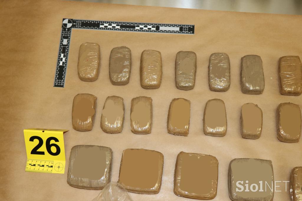 Kriminalistična preiskava na Primorskem, prepovedane droge