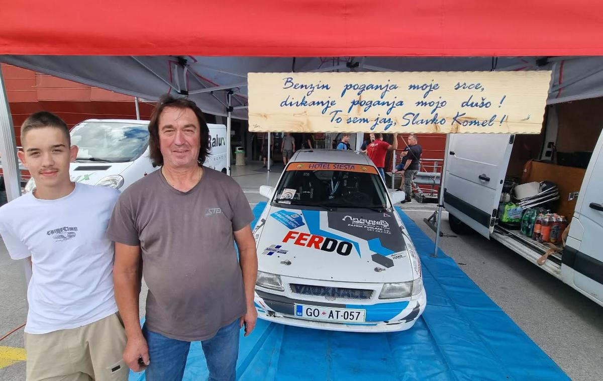 Slavko Komel reli Nova Gorica | Slavko Komel bo branje sovozniških zapiskov tokrat zaupal svojemu 16-letnemu sinu. | Foto Gregor Pavšič