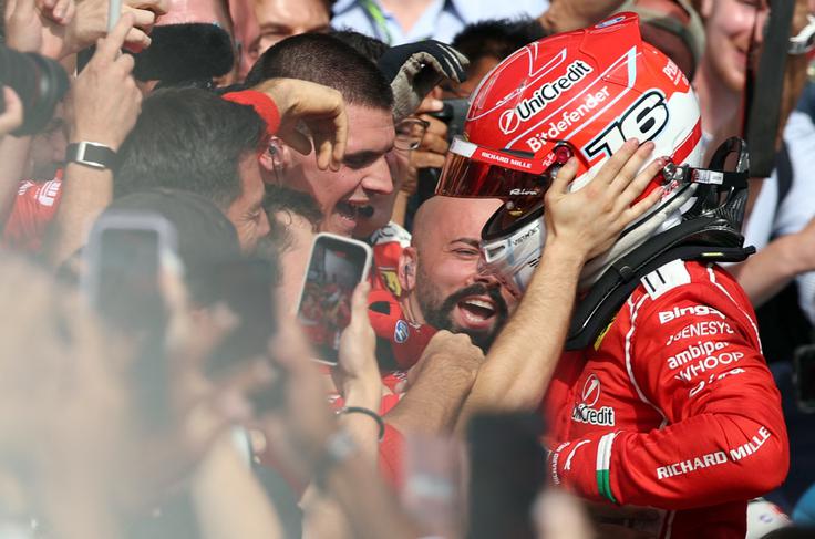 Charles Leclerc je zmagal prvič po VN ZDA leta 2024 v Austinu. | Foto: Reuters