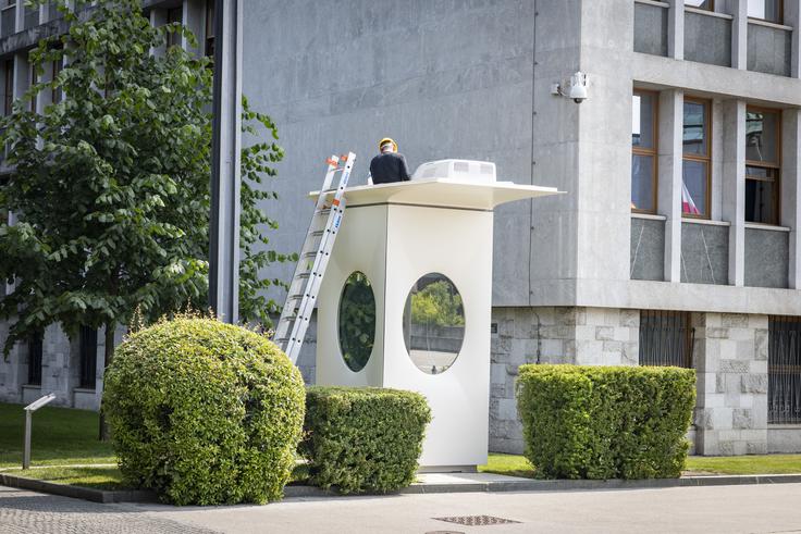 Hiške je zalilo kljub zagotovilom, da nudijo varno zaščito.  | Foto: Bojan Puhek