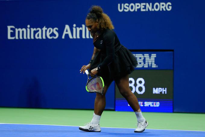 Serena Williams je povsem izgubila živce. | Foto: Guliverimage/Getty Images