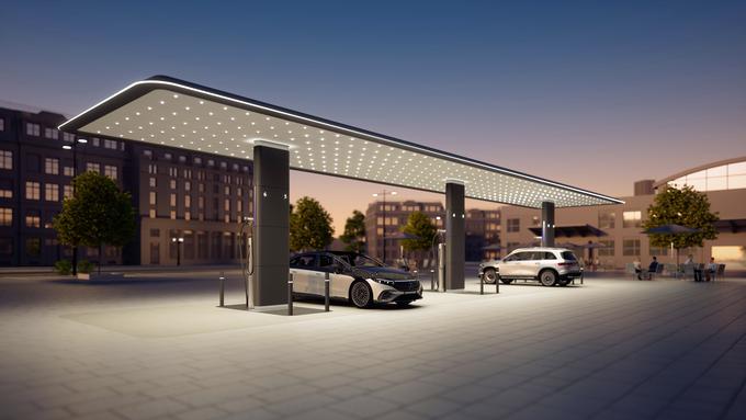 V ZDA načrtujejo do leta 2027 že 400 polnilnih centrov, kjer bo skupno voznikom na voljo več kot 2.500 polnilnic. | Foto: Mercedes-Benz