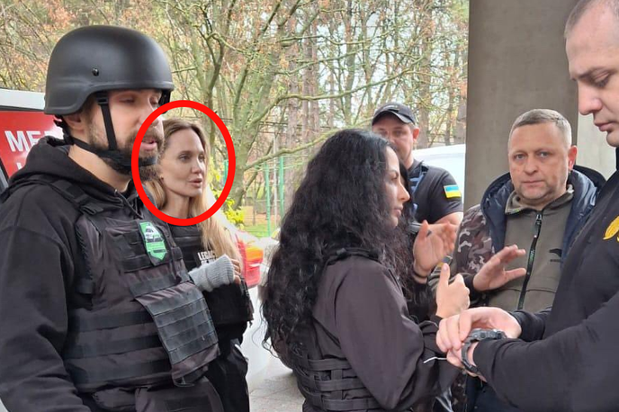 Angelina Jolie v Ukrajini | Foto Platforma X