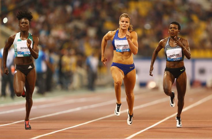 Šprinterke so že zdaj v izjemni formi. Američanka Tori Bowie (levo) je ugnala odlično Nizozemko Dafne Schippers. | Foto: Getty Images