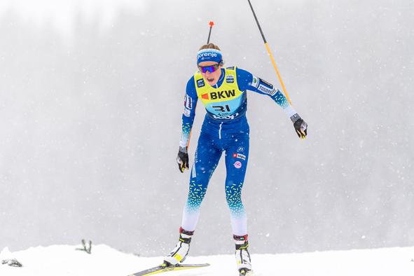 Therese Johaug zmagala v Davosu, Slovenki brez točk