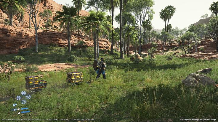 Z menjavo lokacij se zamenjajo tudi značilnosti narave, toplotni pasovi, rastlinje in vse preostalo. | Foto: Kojima Productions/Sony Interactive Entertainment