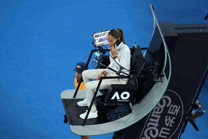 Marijana Veljović je letos na OP Avstralije sodila v ženskem finalu. | Foto: Gulliver/Getty Images