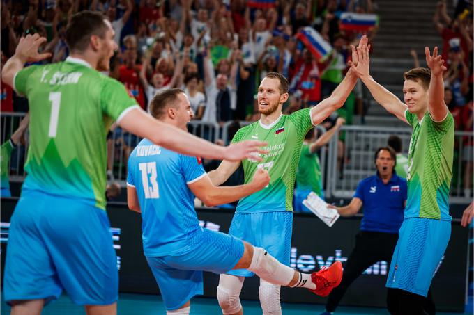 slovenska odbojkarska reprezentanca :Nemčija, osmina finala, svetovno prvenstvo | Foto: Anže Malovrh/kolektiff