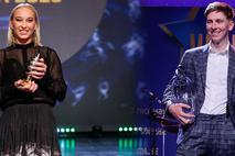 Janja Garnbret Tadej Pogačar kolaž