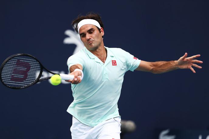 Roger Federer | Roger Federer je v dveh nizih odpravil Filipa Krajinovića. | Foto Gulliver/Getty Images