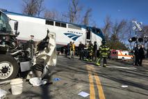 Trčenja vlaka s tovornjakom v kraju Crozet v ameriški zvezni državi Virginia