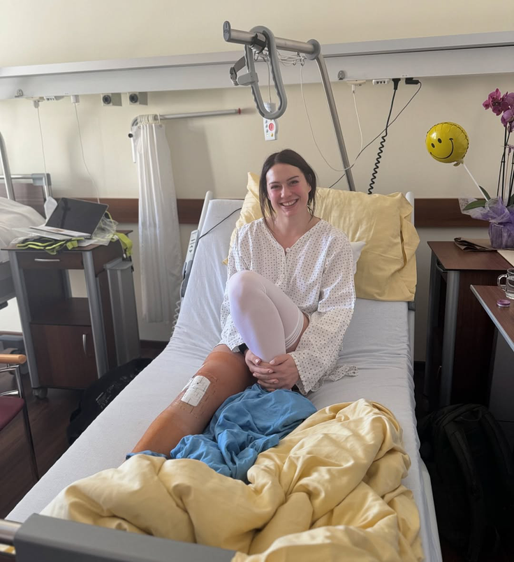 Andreja Slokar je tudi morala končati sezono. | Foto: Instagram