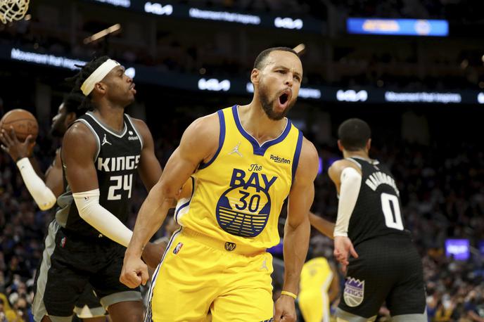 Stephen Curry | Stephen Curry je bil s 30 točkami prvi strelec Golden State Warriors ob zmagi nad Sacramentom. | Foto Guliverimage