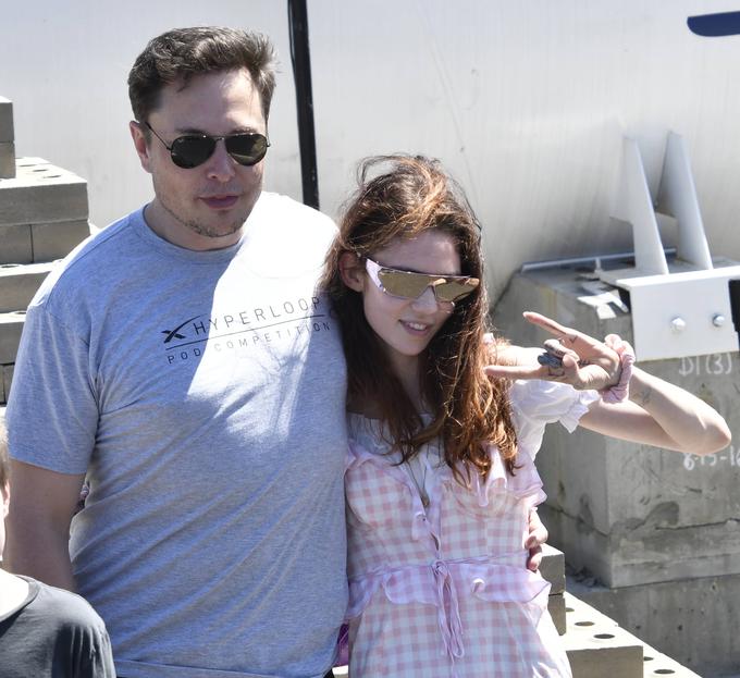 Elon Musk in Grimes ob začetku razmerja leta 2018 | Foto: Guliverimage/Imago Lifestyle