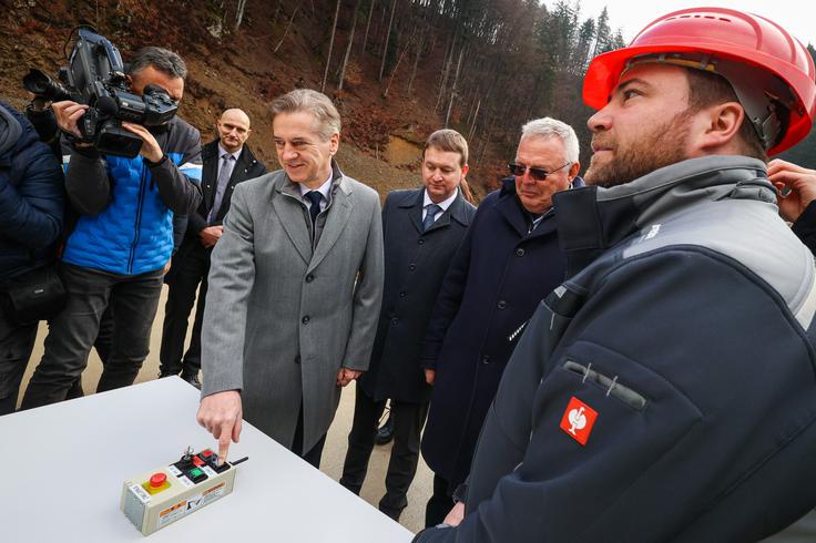 Jože Novak, Marko Gasser, Robert Golob | Foto: STA