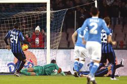 Handanovićev Inter izgubil derbi z Napolijem in primat v prvenstvu