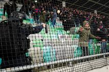 Olimpija - Borac, pretek navijačev