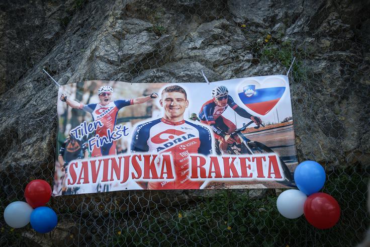 Navijači Golte, Dirka po Sloveniji Tilen Finkšt | Foto: Ana Kovač