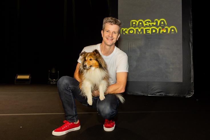 Boštjan Romih, predstava Pasja komedija | Foto: Mediaspeed