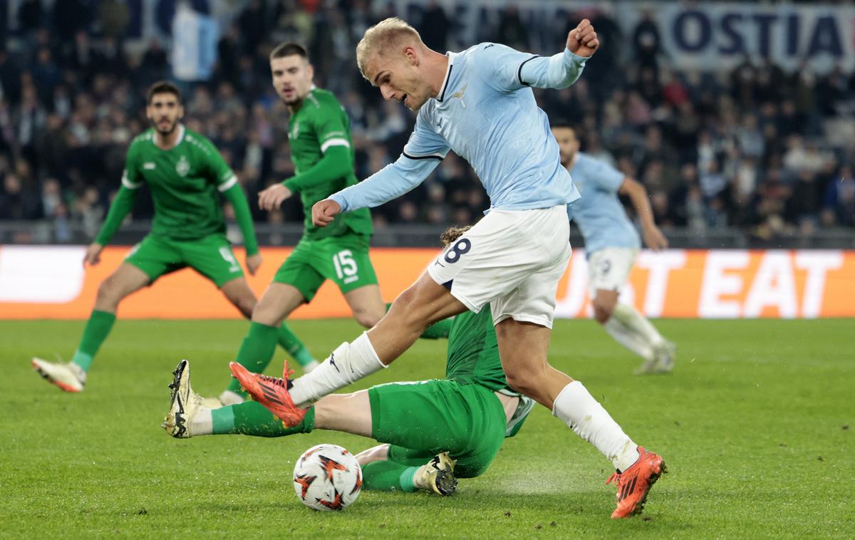 Lazio Ludogorec | Lazio je bil edini s stoodstotnim izkupičkom v evropski ligi. A je remiziral z Ludogorcem 0:0. | Foto Reuters