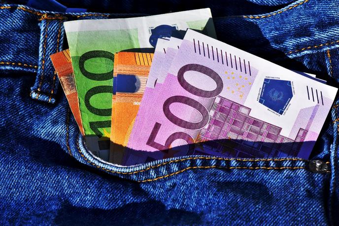 Denar, evri, bankovci | Foto Pixabay