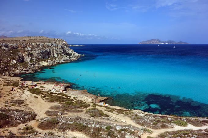 9. Cala Rossa, Favignana, Egadski otoki, Italija | Foto: Getty Images