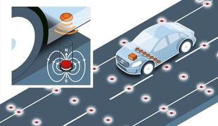 Samodejna vožnja: cestni magneti za natančno orientacijo in preprečevanje zdrsov