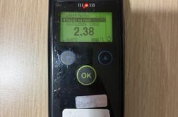 Vozil z desetkratno dovoljeno količino alkohola