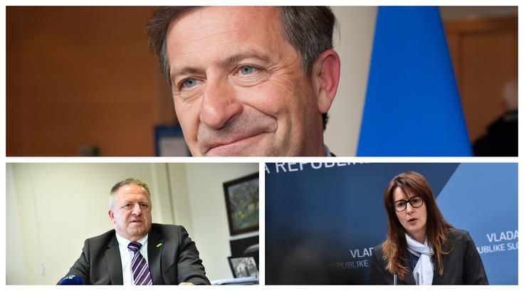 Karl Erjavec, Zdravko Počivalšek in Andreja Katič bodo tudi v novi vladi sedeli na ministrskih stolčkih. | Foto: STA ,