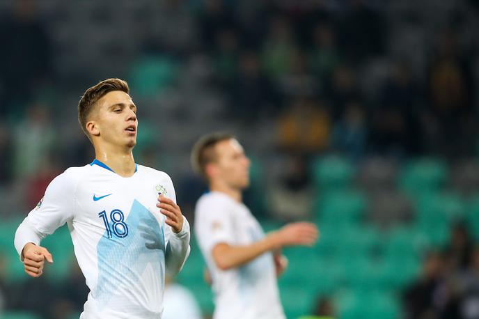 Luka Zahović | Luka Zahović je 16. oktobra 2018 dočakal veliki trenutek v karieri. | Foto Morgan Kristan / Sportida